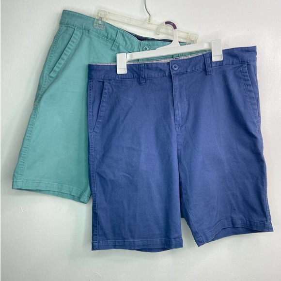 Rugby University Shorts Rugby University Mens Blue Chino Shorts Pockets Stretch Size 38 Lot